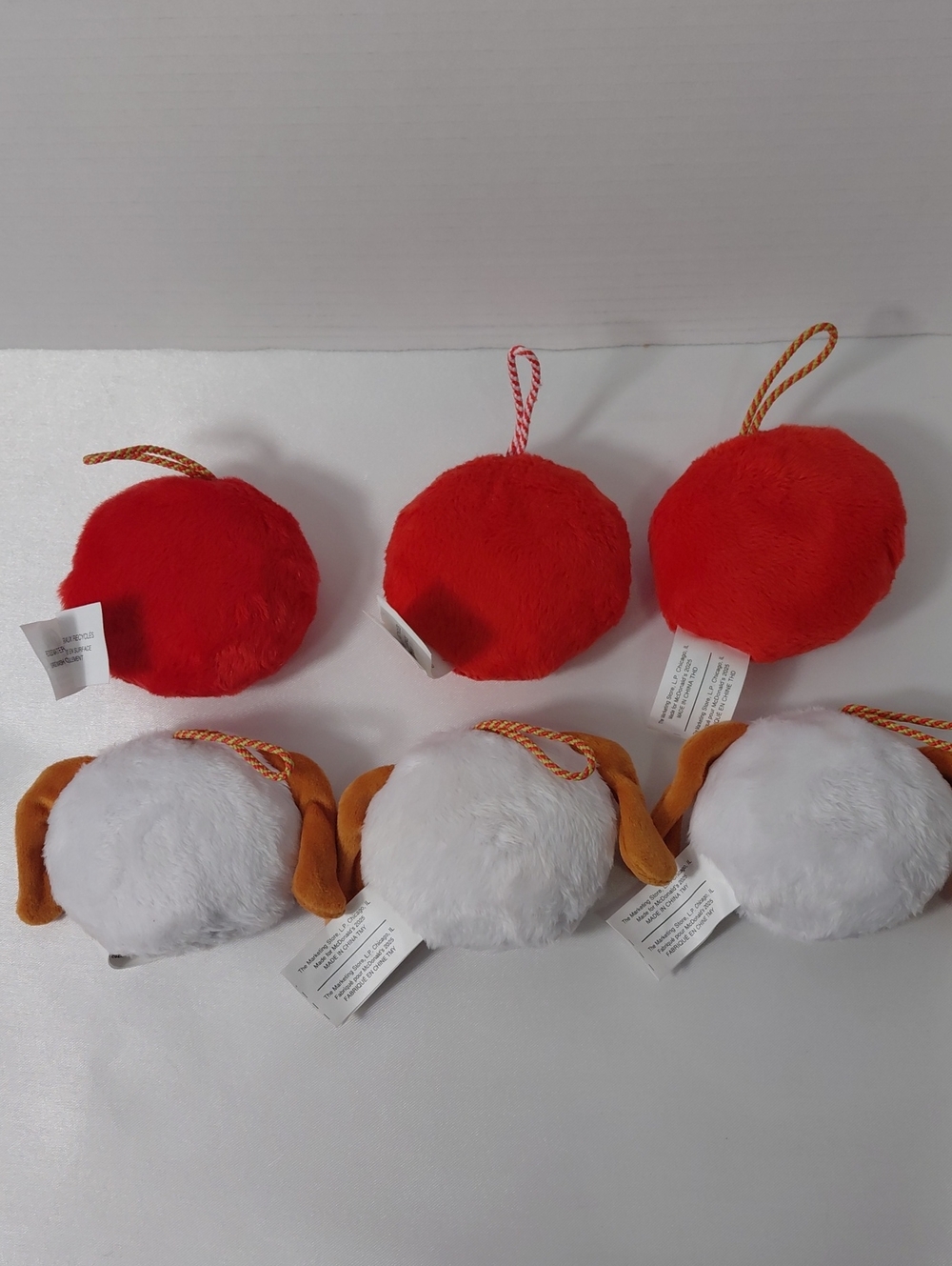 2025 Dr.Seuss McDonald's The Grinch Plush Ornaments - Picture 5 of 6